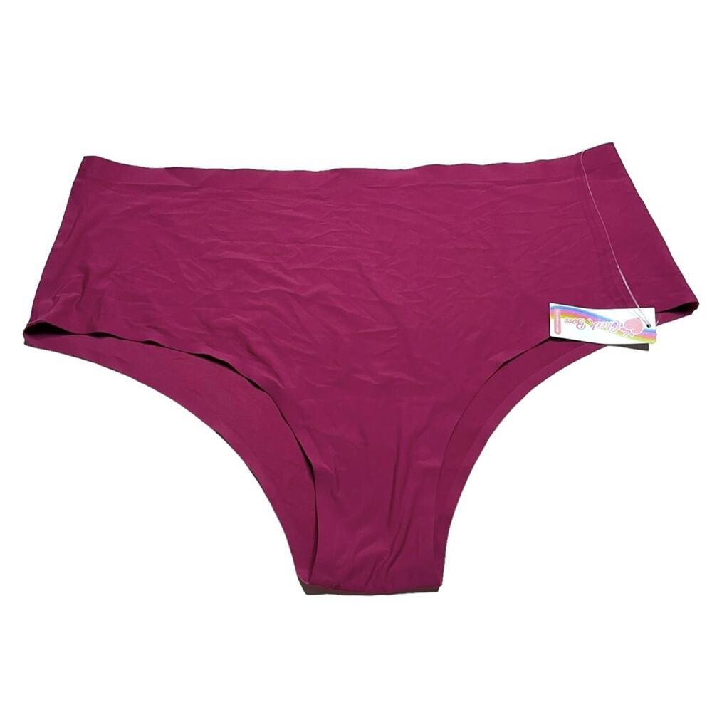 Cheek Boss Cheeky Panty Size 4XL Wine